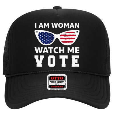 I Am Woman Watch Me Vote Trucker Hat