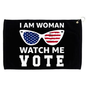 I Am Woman Watch Me Vote Grommeted Golf Towel