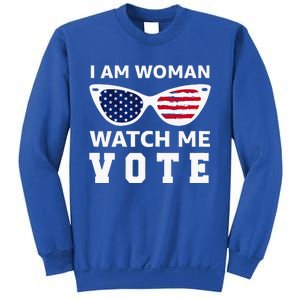 I Am Woman Watch Me Vote Sweatshirt