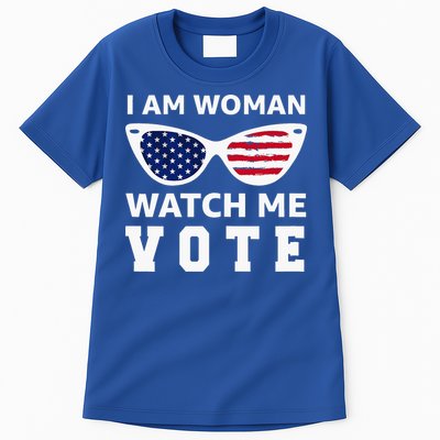 I Am Woman Watch Me Vote Tall T-Shirt