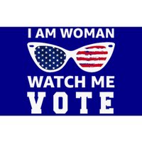 I Am Woman Watch Me Vote Bumper Sticker