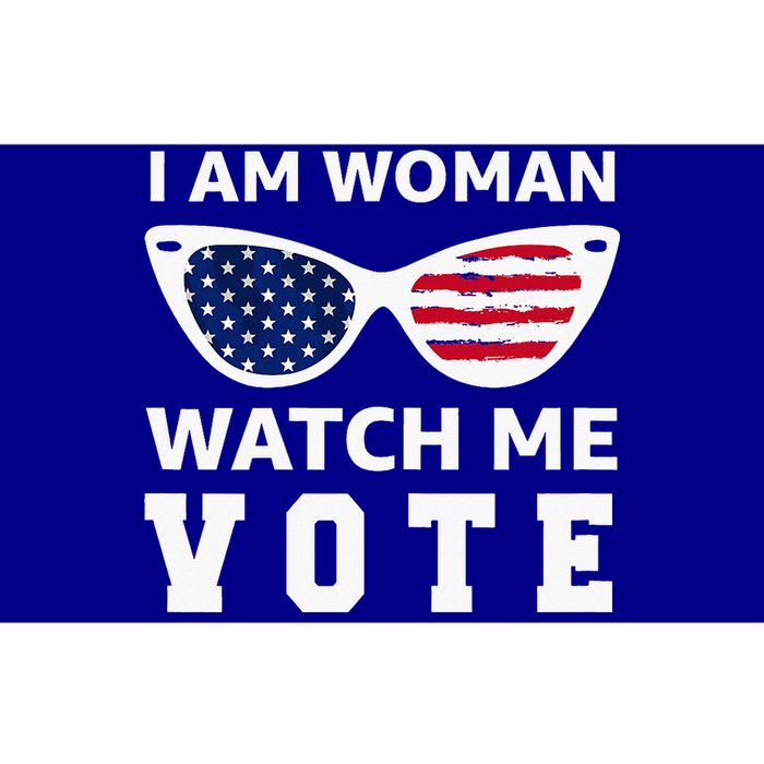 I Am Woman Watch Me Vote Bumper Sticker