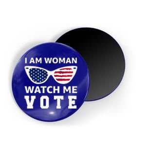 I Am Woman Watch Me Vote Magnet