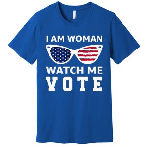 I Am Woman Watch Me Vote Premium T-Shirt