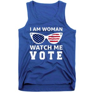 I Am Woman Watch Me Vote Tank Top