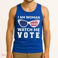 I Am Woman Watch Me Vote Tank Top