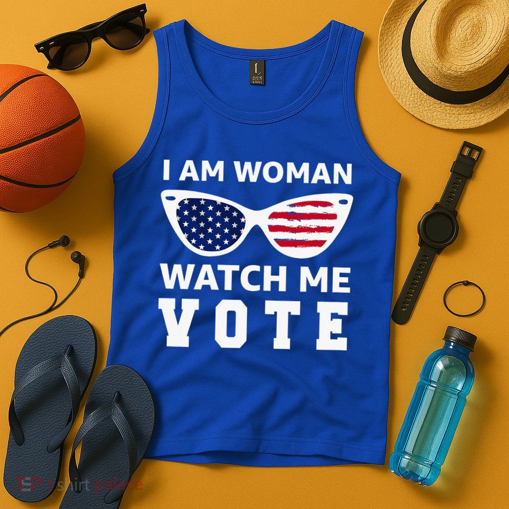 I Am Woman Watch Me Vote Tank Top