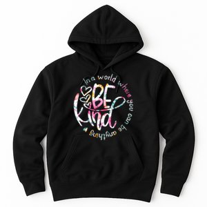 In A World Where You Can Be Anything Be Kind Kindness Hoodie