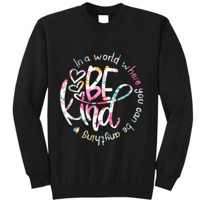 In A World Where You Can Be Anything Be Kind Kindness Sweatshirt