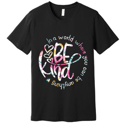 In A World Where You Can Be Anything Be Kind Kindness Premium T-Shirt