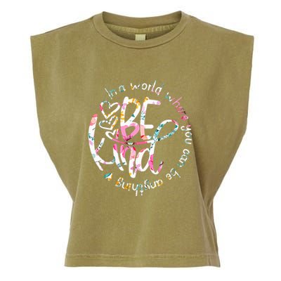 In A World Where You Can Be Anything Be Kind Kindness Garment-Dyed Women's Muscle Tee