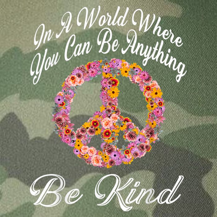 In A World Where You Can Be Anything Be Kind Gift Kindness Legacy Tie Dye Trucker Hat