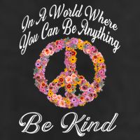 In A World Where You Can Be Anything Be Kind Gift Kindness Adult Drive Performance Visor