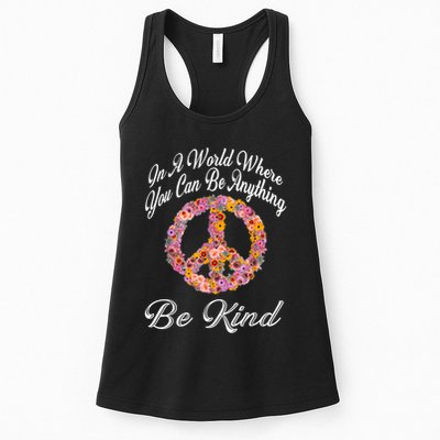 In A World Where You Can Be Anything Be Kind Gift Kindness Womens Tank Top