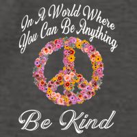 In A World Where You Can Be Anything Be Kind Gift Kindness Vector Backpack