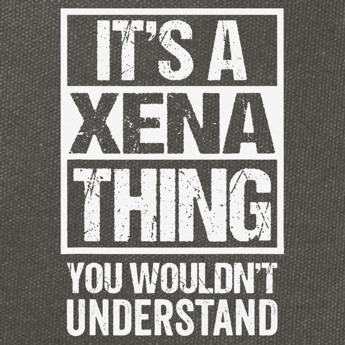 Its A Xena Thing You Wouldnt Understand Pet Name Cotton Canvas Backpack