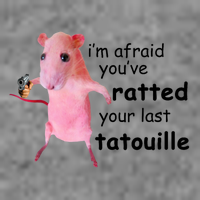 Im Afraid Youve Ratted Your Last Tatouille Funny Pink Rat Hooded Wearable Blanket