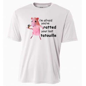 Im Afraid Youve Ratted Your Last Tatouille Funny Pink Rat Cooling Performance Crew T-Shirt