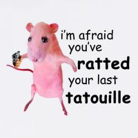 Im Afraid Youve Ratted Your Last Tatouille Funny Pink Rat Bucket Hat