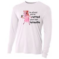 Im Afraid Youve Ratted Your Last Tatouille Funny Pink Rat Cooling Performance Long Sleeve Crew