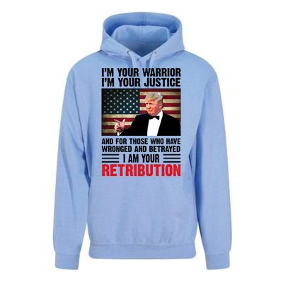 I Am Your Retribution Pro Donald Trump Usa Unisex Surf Hoodie