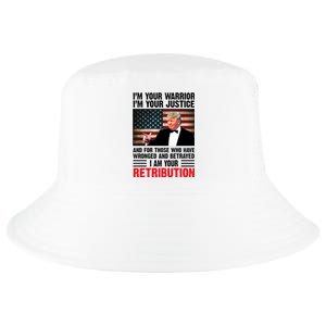 I Am Your Retribution Pro Donald Trump Usa Cool Comfort Performance Bucket Hat