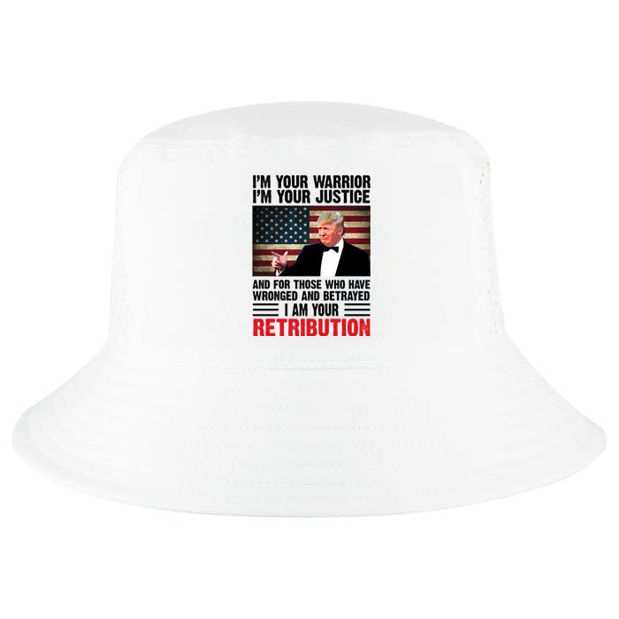 I Am Your Retribution Pro Donald Trump Usa Cool Comfort Performance Bucket Hat