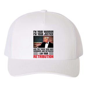 I Am Your Retribution Pro Donald Trump Usa Yupoong Adult 5-Panel Trucker Hat