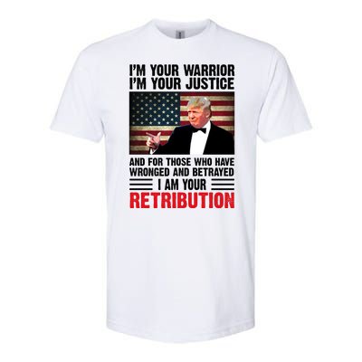 I Am Your Retribution Pro Donald Trump Usa Softstyle® CVC T-Shirt