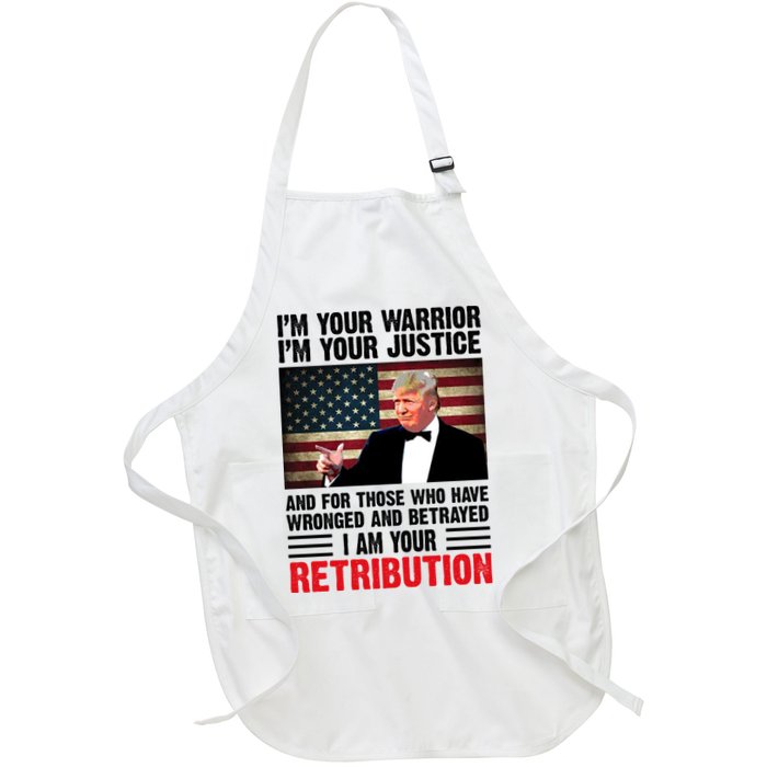 I Am Your Retribution Pro Donald Trump Usa Apron
