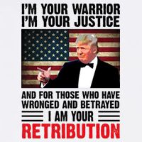 I Am Your Retribution Pro Donald Trump Usa Apron