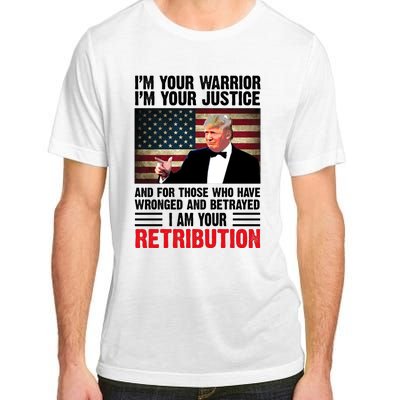 I Am Your Retribution Pro Donald Trump Usa Adult ChromaSoft Performance T-Shirt