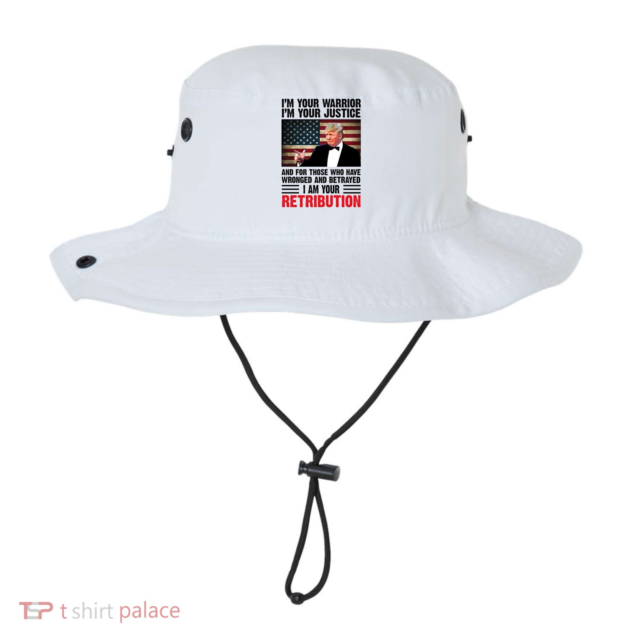 I Am Your Retribution Pro Donald Trump Usa Bucket Hat