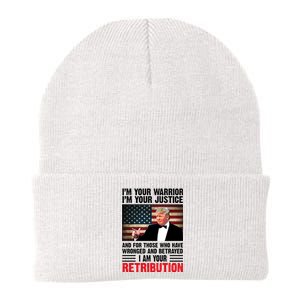 I Am Your Retribution Pro Donald Trump Usa Knit Cap Winter Beanie