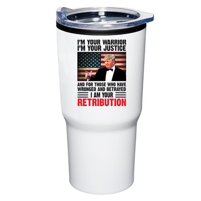 I Am Your Retribution Pro Donald Trump Usa Tumbler