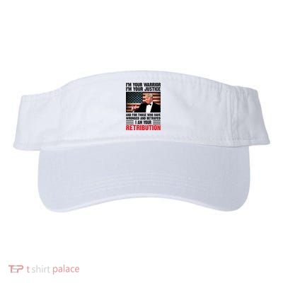 I Am Your Retribution Pro Donald Trump Usa Visor