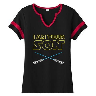 I Am Your Son Ladies Halftime Notch Neck Tee