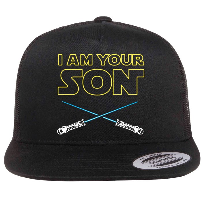 I Am Your Son Flat Bill Trucker Hat