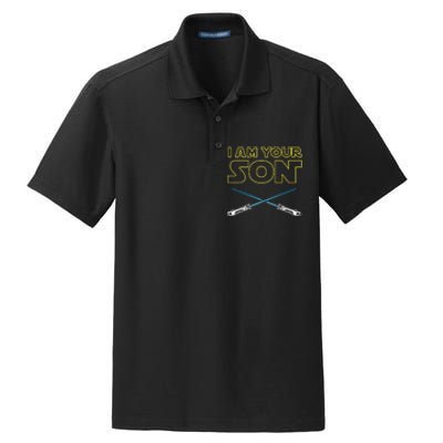 I Am Your Son Dry Zone Grid Polo