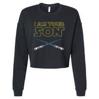 I Am Your Son Cropped Pullover Crew