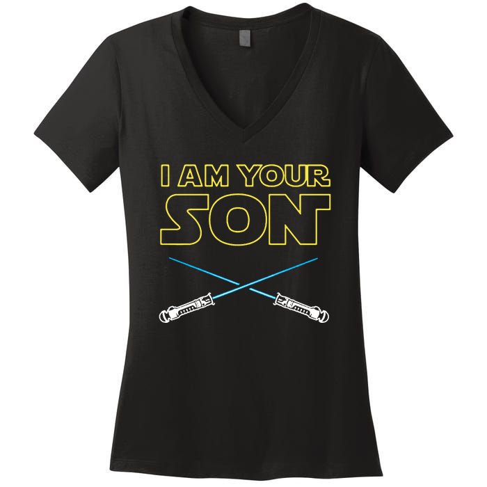 I Am Your Son Women's V-Neck T-Shirt