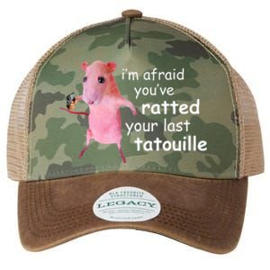 Im Afraid Youve Ratted Your Last Tatouille Funny Legacy Tie Dye Trucker Hat