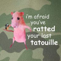 Im Afraid Youve Ratted Your Last Tatouille Funny Legacy Tie Dye Trucker Hat