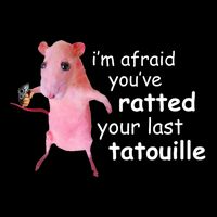 Im Afraid Youve Ratted Your Last Tatouille Funny 16 in Basic Backpack