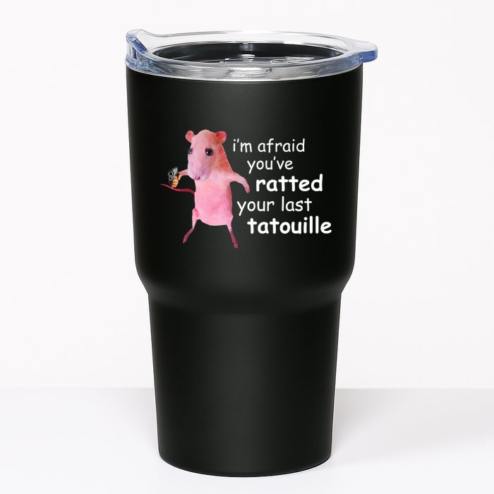 Im Afraid Youve Ratted Your Last Tatouille Funny Tumbler