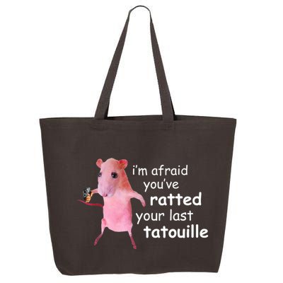 Im Afraid Youve Ratted Your Last Tatouille Funny 25L Jumbo Tote