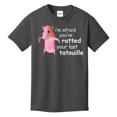 Im Afraid Youve Ratted Your Last Tatouille Funny Kids T-Shirt