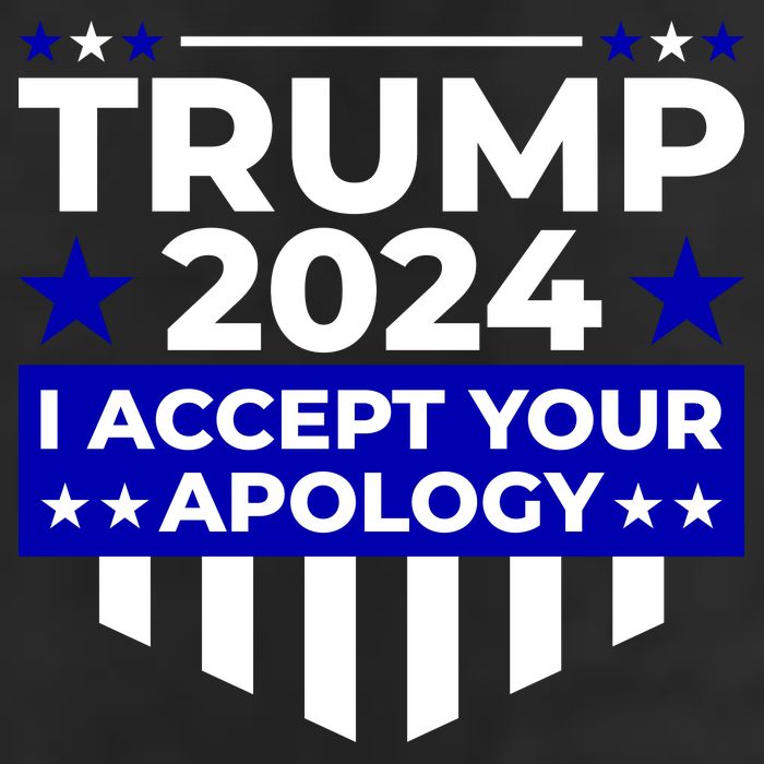 I Accept Your Apology 2024 Trump 2024 Adult Drive Performance Visor