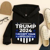 I Accept Your Apology 2024 Political Statement Hoodie
