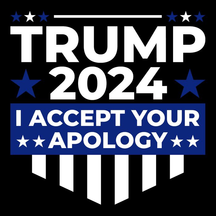 I Accept Your Apology 2024 Political Statement Sustainable Bucket Hat
